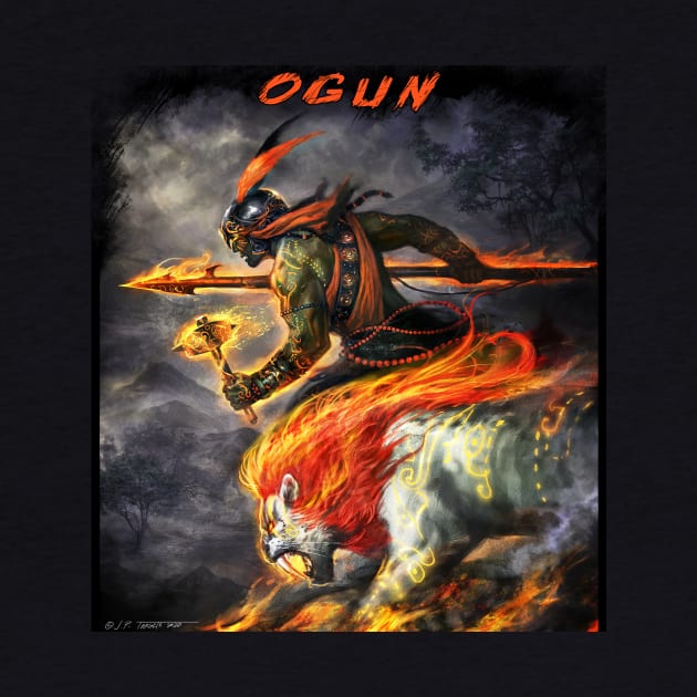 Ogun The Yoruba God of Iron and War by JP Targete